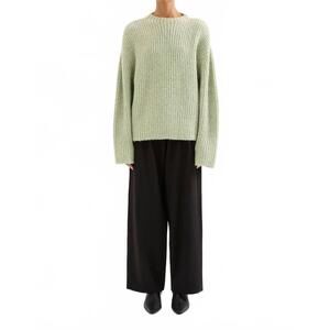 NEW NUDE LUCY parker knit long sleeve sweater in grass
